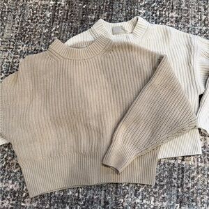 Everlane 100% organic cotton sweaters